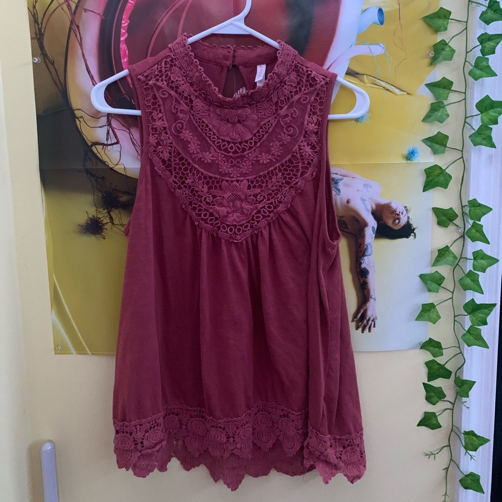 Target Sleeveless Mauve Blouse